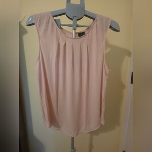 XXL Worthington Light Pink Pleated Sleeveless Camisole